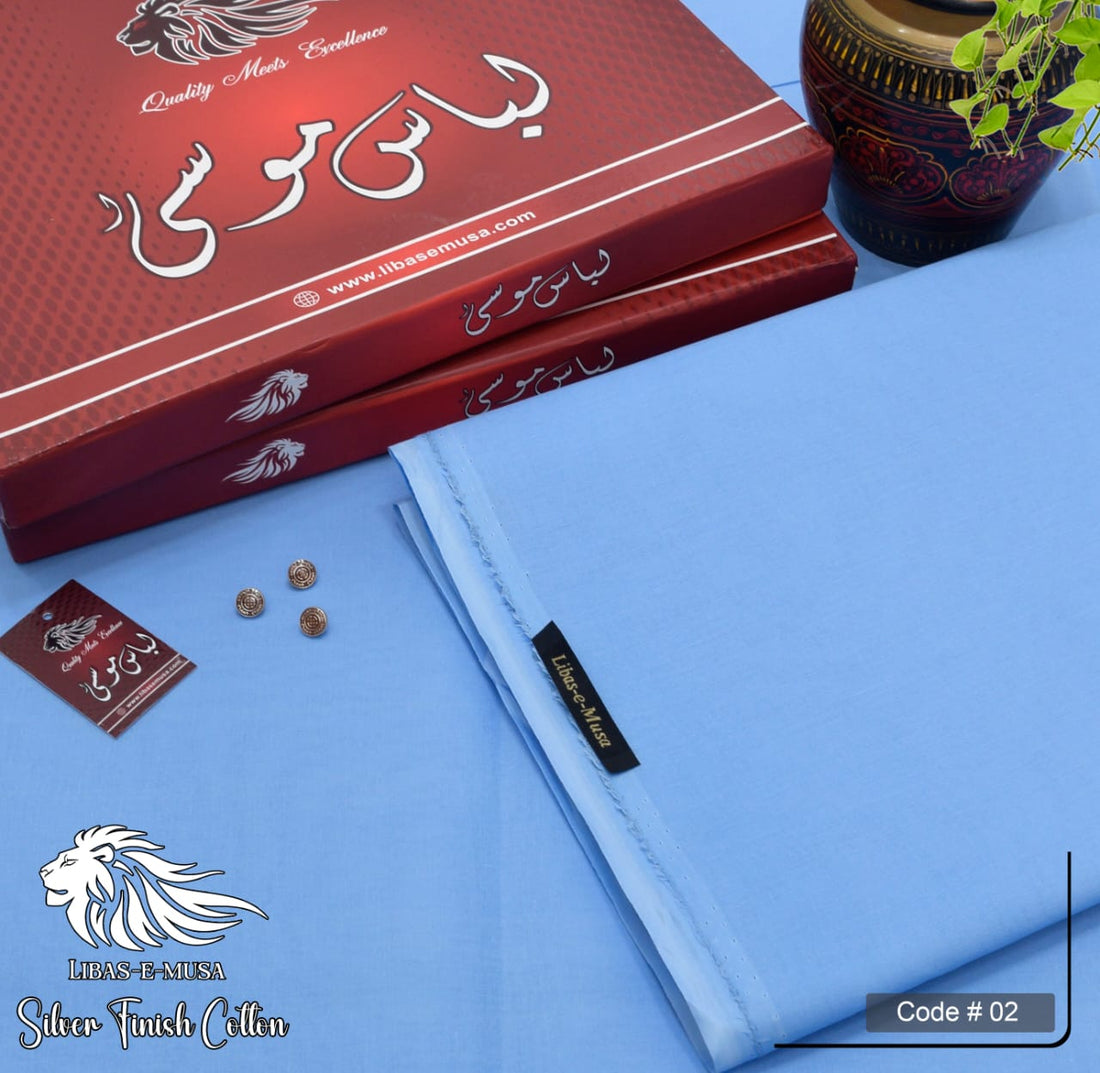 Fabric - Paper Cotton - Sky Blue